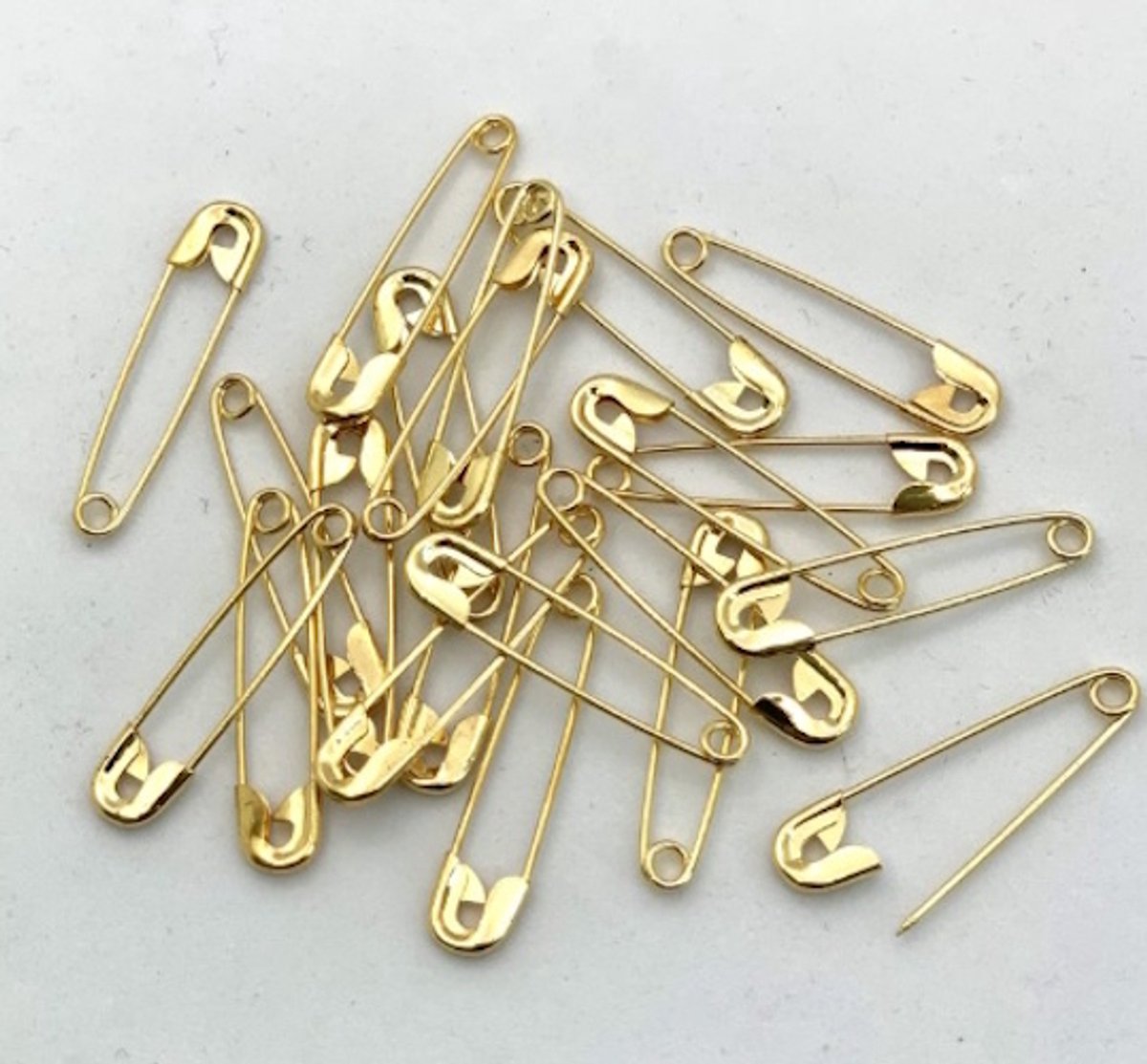 Veiligheidsspeld 250 stuks 24 mm goud | Grootverpakking